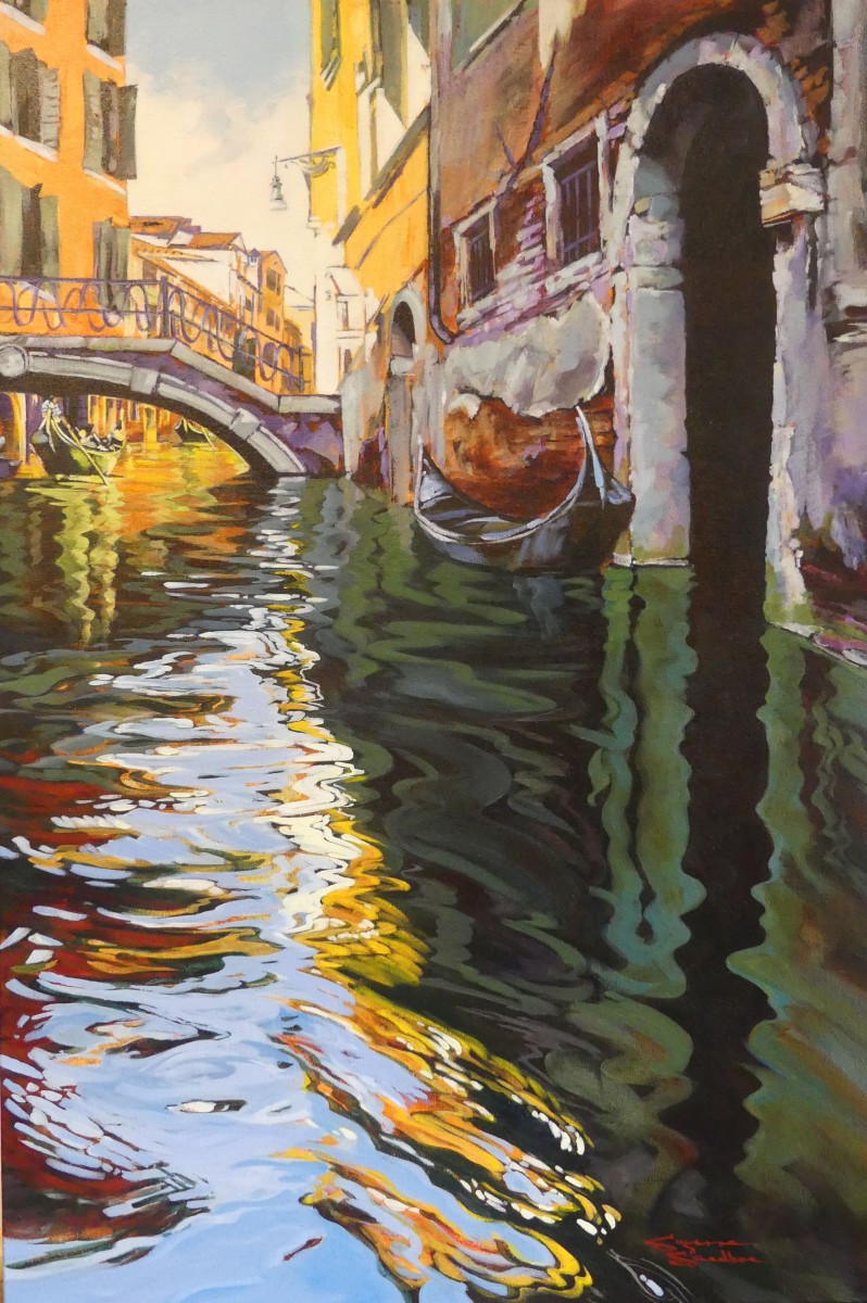 To Venice With Love, 24x36, 2021, Suzanne Sandboe - 