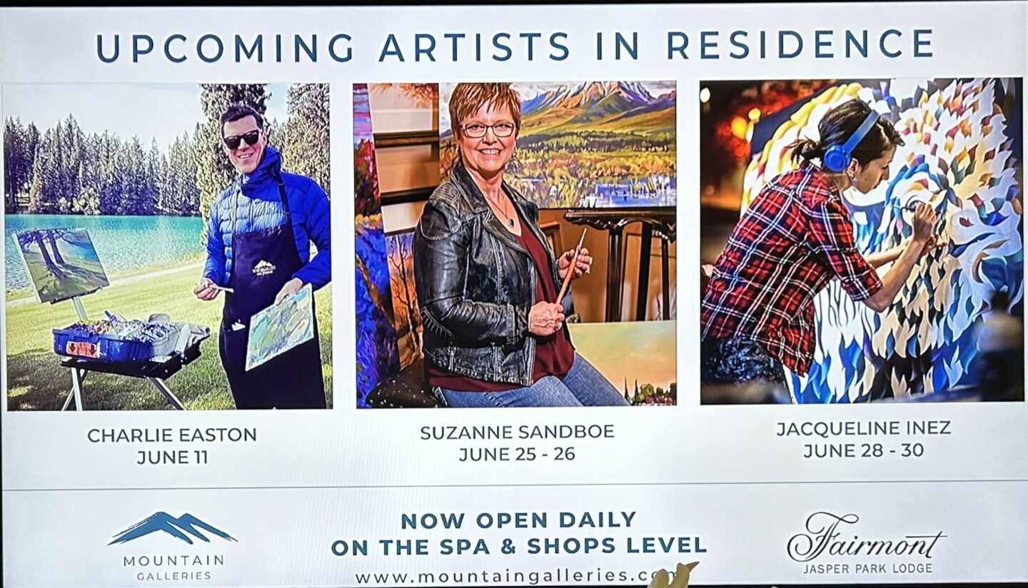 Artist In Residence, Fairmont Jasper Park Lodge, June 2024 - 
