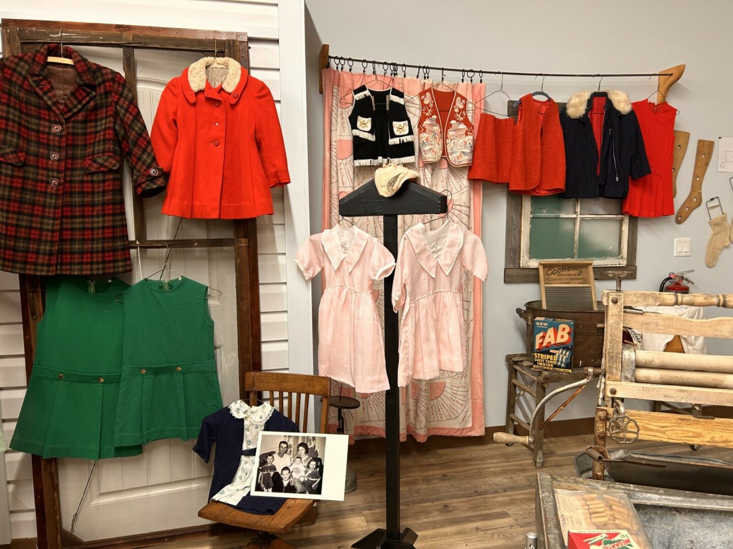 1950's to 1970's Fashions - Collection of 1950's - 1970's Vintage Children's Dresses, Jackets and Miscellaneous Clothing 