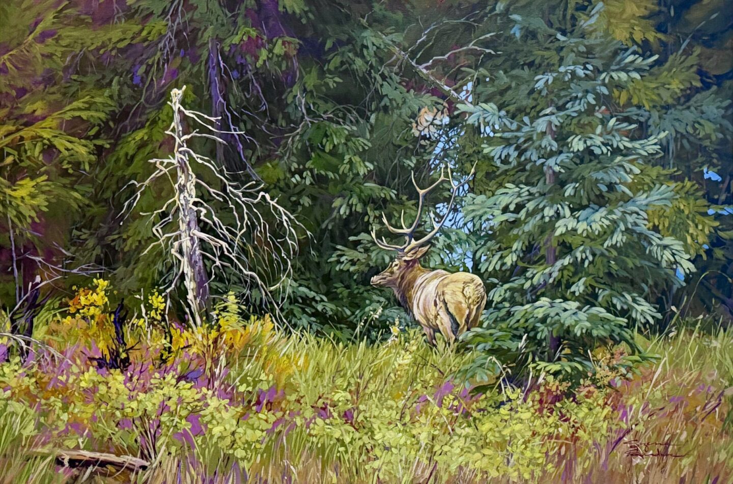 King Of The Valley, 40x60, Acrylic, 2026, Suzanne Sandboe - 